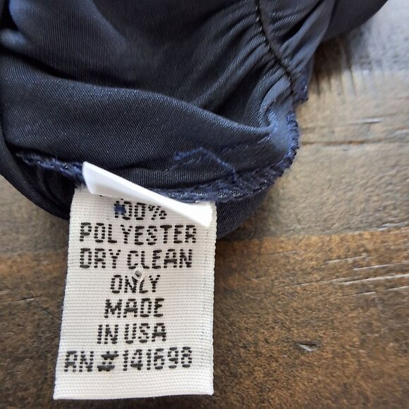 Ramy Brook Lauren Cold Shoulder Blouse Womens XS Navy - Picture 7 of 8